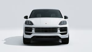 Utvändig vy av Cayenne Coupé Black Edition som visar bilens front