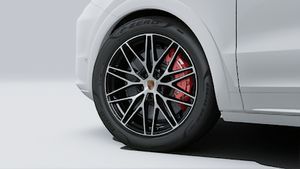Exteriör vy av Cayenne S E-Hybrid Coupé Black Edition