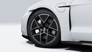 Exteriör vy av Taycan Turbo Sport Turismo