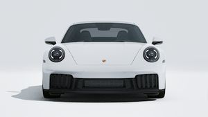 Exterior view of 911 Carrera GTS showing the front of the car