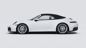 Exterior view of 911 Carrera Cabriolet showing the left side of the car