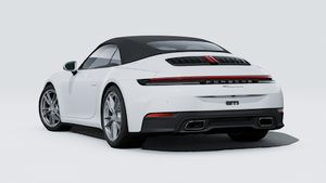 Exterior view of 911 Carrera Cabriolet showing the back and left side of the car
