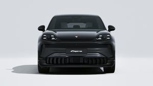 Zunanji pogled na Cayenne Electric , ki prikazuje sprednji del vozila