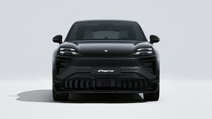 Zunanji pogled na Cayenne Turbo Coupé Electric , ki prikazuje sprednji del vozila