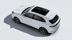 Vista exterior de Cayenne Turbo E-Hybrid vista desde arriba