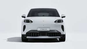 Vista exterior de Cayenne S Coupé Electric mostrando la parte delantera del coche