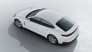 Vista exterior de Panamera 4 E-Hybrid vista desde arriba