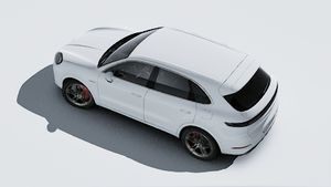 Exterior view of Cayenne Turbo E-Hybrid seen from above