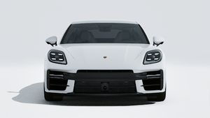Exterior view of Panamera GTS showing the front of the car