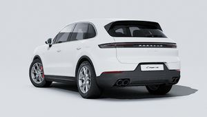 Cayenne S E-Hybrid adresinin aracın arka ve sol tarafını gösteren dış görünümü