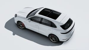 Cayenne Turbo E-Hybrid adresinin yukarıdan görülen dış görünümü