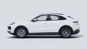 Cayenne S Coupé adresinin aracın sol tarafını gösteren dış görünümü