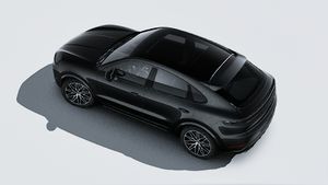 Cayenne Coupé Black Edition adresinin yukarıdan görülen dış görünümü