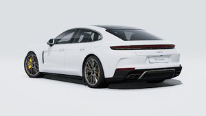 Panamera Turbo S E-Hybrid adresinin aracın arka ve sol tarafını gösteren dış görünümü
