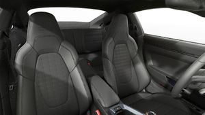 Interior view showing the front seats of 911 Carrera T