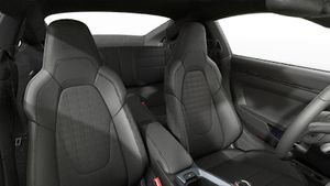 Interior view showing the front seats of 911 Carrera T