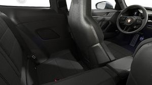 Interior view showing the back seats of 911 Carrera T