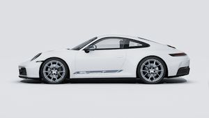 Exterior view of 911 Carrera T showing the left side of the car