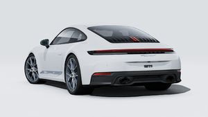 Exterior view of 911 Carrera T showing the back and left side of the car