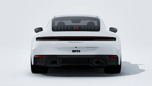 Exterior view of 911 Carrera T showing the rear of the car