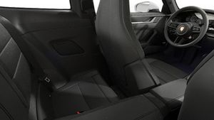 Interior view showing the back seats of 911 Carrera S