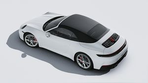 Exterior view of 911 Carrera 4S Cabriolet seen from above