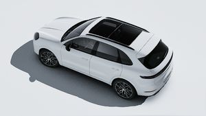 Exterior view of Cayenne Black Edition seen from above