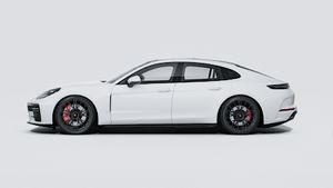 Exterior view of Panamera GTS showing the left side of the car