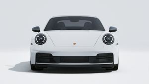 顯示汽車前部的911 Carrera T的外部視圖