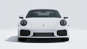 顯示汽車前部的911 Turbo S的外部視圖
