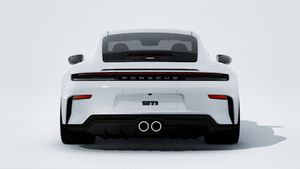 顯示汽車後部的911 GT3 with Touring Package的外部視圖