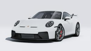 Зовнішній вигляд 911 GT3 , що показує передню і ліву сторону автомобіля