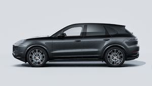 Зовнішній вигляд Cayenne Black Edition , що показує лівий бік автомобіля