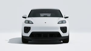 Зовнішній вигляд Macan 4 , що показує передню частину автомобіля