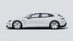 Зовнішній вигляд Taycan Sport Turismo , що показує лівий бік автомобіля