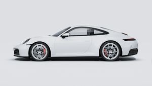 Exterior view of 911 Carrera S showing the left side of the car