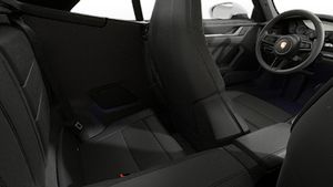 Interior view showing the back seats of 911 Carrera S Cabriolet