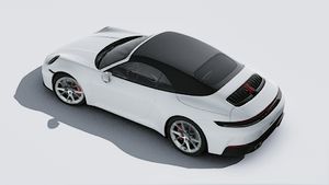 Exterior view of 911 Carrera S Cabriolet seen from above