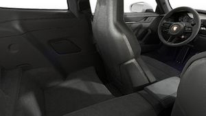 Interior view showing the back seats of 911 Carrera 4 GTS
