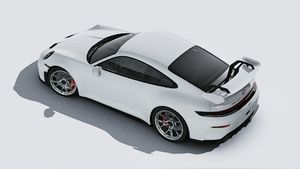 Exterior view of 911 GT3 seen from above