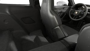 Interior view showing the back seats of 911 GT3 with Touring Package