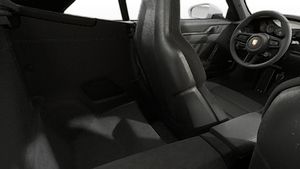Interior view showing the back seats of 911 GT3 S/C