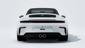 Exterior view of 911 GT3 S/C showing the rear of the car