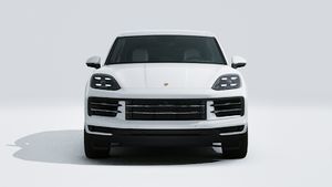 Exterior view of Cayenne S showing the front of the car