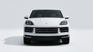 Exterior view of Cayenne S E-Hybrid showing the front of the car