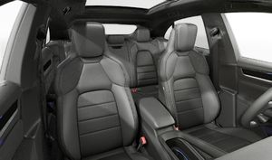 Interior view showing the front seats of Macan