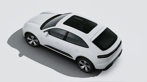 Exterior view of Macan 4 seen from above
