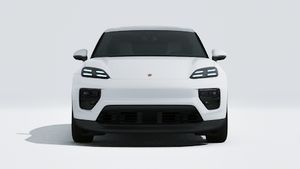 Exterior view of Macan 4 showing the front of the car