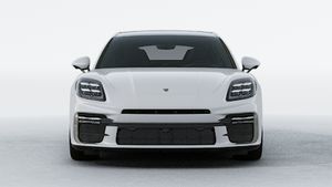 Exterior view of Panamera Turbo S E-Hybrid showing the front of the car