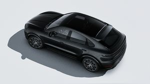 Vista exterior de Cayenne Coupé Black Edition vista desde arriba